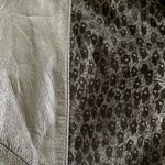 wilson's leather Y2k VTG  mid length leather jacket biker moto grunge vampy goth S Photo 5