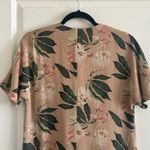 Babaton Aritzia  Pink Green Floral Wrap Dress S Photo 7