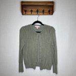 Philosophy Cardigan Womens Medium Sage Green Button Front Knit Sweater Photo 1
