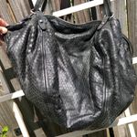 Kooba  Black Leather Mesh Purse Handbag Photo 3