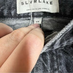 SLVRLAKE Black Distressed High Rise Beatnik Slim Leg Jeans Size 28 Photo 3