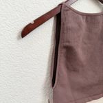 Free People Intimately Mauve Waffle Knit Halter Tank Top Size XS NWT Photo 3