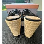 Black Wedge Sandals by LISA & VICKY Size 9 Photo 3