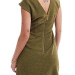 Closet London NWT Olive Green Empire Waist Mini Dress Size 12 Photo 5