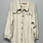 Soft Surroundings  Terry Knit Button Front Jacket Shacket Size 2X NWOT Photo 0