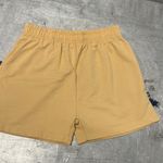 Pretty Little Thing Women’s Mustard Yellow Cotton Casual Shorts Size 4 Photo 0