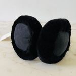 UGG  AUSTRALIA Solid Black Sheepskin Earmuffs Photo 3
