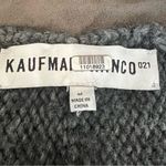 Kaufman Franco Carbon Faux Fur Vest Collar Gray Knit Sleeveless Vest Photo 12