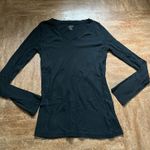 Merona black v neck fitted top Photo 0