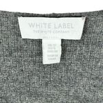 The White Company Ash Gray Merino Wool Long Cardigan Sweater Coat Size 8 Photo 4