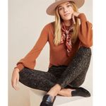 Anthropologie AG Adriano  Stevie High Rise Velvet Paisley Jeans Size 28 Photo 2