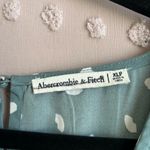 Abercrombie & Fitch Geometric Print Long Sleeve Mini Dress Sz XLP Teal White Photo 3