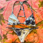 Blue Life tie dye 2 piece bikini set Photo 4