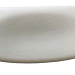 Michael Kors  White Oversized Textured Hardshell Clam Sunglasses Glasses Case Photo 5
