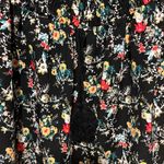 Kontrol  black flower off shoulder top in xl Photo 1