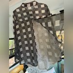 Charming Charlie ’s Sheer and Lace Flannel Blouse (size: medium/large) Photo 2