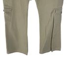 Vintage 90s Juniors Size 13 Baggy Khaki Cargo Pockets Tie Pants Tan Photo 2