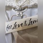 For Love & Lemons NWT  Cameron Mini Dress White Lace Small Graduation Bridal Photo 2