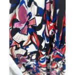 Eloquii Havana Floral Faux Wrap Maxi Dress Sz 16 Slit Long Sleeve Belted Slinky Photo 4