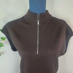 Lynn Richie Silver Brown Sleevless Sheath Dress Size M Photo 1