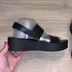 Big Buddha  black strappy platform sandals Photo 5