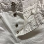 ZARA White Straight Leg Jeans High-Waisted Photo 2