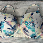 Cacique 40DD Boost Balconette Bra Tropical Palm Leaf Lightly Padded Photo 0