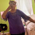 Anthony Gorgeous knit 2 piece blouse and cami set Purple Size L Photo 2