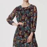 Loft Wildflower Babydoll Mini Dress Photo 1