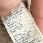 Rebecca Minkoff  Womens Sweater Large Merino Wool Alpaca Shrug Shawl Knit Tan‎ Photo 5