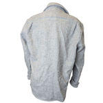 Isabel Marant  Gray Wool Shacket Button-Up Shirt Quiet Luxury Designer Size 10 Photo 4