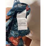 Farm Rio  Smocked Flounce Mini Skirt Blue Floral Large L‎ Photo 9