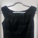 Moschino  Elegant Black Midi Dress with Silver Highlights Photo 2