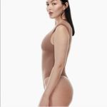 Babaton NWT  Bodysuit Deep Taupe Photo 4
