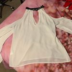 Charlotte Russe Keyhole White Shirt Photo 1