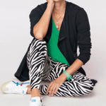 CAbi  ATC Zebra Jogger #5868 Black & White‎ Size XL Athleisure Pull-on Photo 0