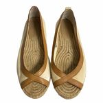 Tommy Bahama 8B  Leather Trim Espadrille Flat Shoes Photo 4