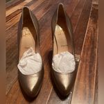 Christian Louboutin Metallic Leather Rolando Pumps Size 38.5 Photo 3
