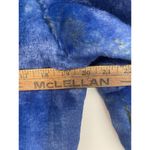 Sin by Morgan Cooper Blue Faux Fur Cropped Jacket Size Medium Boxy Silhouette Photo 3