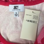 Juicy Couture Pink Tropical Print Terrycloth Sleeveless Dress NEW M Photo 3