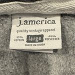 J. America  Burnout Wash, Grey “After Cancer Adventure, No fear” Hoodie Womens L Photo 3