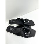 Franco Sarto Franco‎ Sarto Sandals Womens Size 9.5 Leather Black/White Open Toe Photo 4