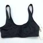 Good American U Ring Vegas Bikini Top Scoop Neck Black Size 2 US M Photo 2