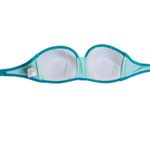 Xhilaration Colorblock Retro Removable Pad Bandeau Swimwear Top sz Small Photo 2