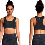 NWT Zumba Reflective High Neck Scoop Bra Black Black Size XS Photo 1