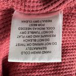 Pink Rose  Waffle Knit Tie Front Pink Top Size Small Photo 4