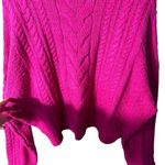 Pilcro and the Letterpress Anthropologie Pilcro Mock Neck Cable Knit Sweaterater Size Large Photo 6