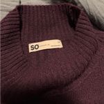 Purple mock neck sweater Size M Photo 4