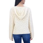 Lucky Brand  NWT Baja Sweater hoodie cream
Color sz M, 21” p2p Photo 1
