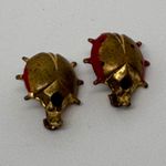 1960s Vintage 2 Ladybug Brooch Pins Gold Tone Red Accent Insect Bug Jewelry Photo 5